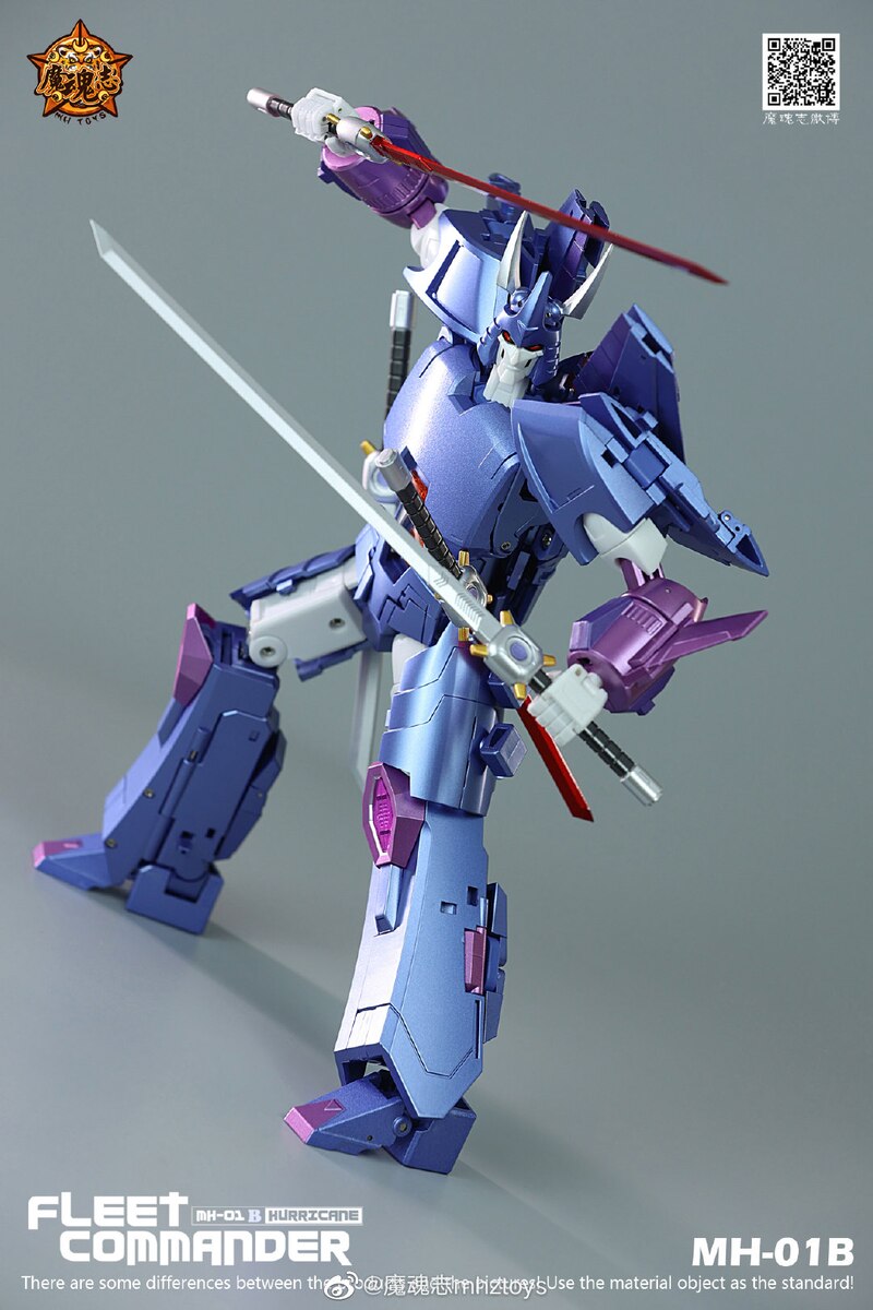 MH Toys MH-01B Hurricane Demon Spirit Blue (Cyclonus) Images